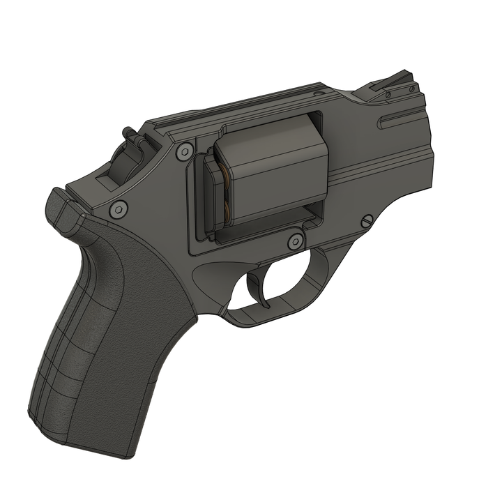 キアッパライノ 3Dプリント Chiappa Rhino 60DS Revolver Fidget Spinner toy by 补补觉去